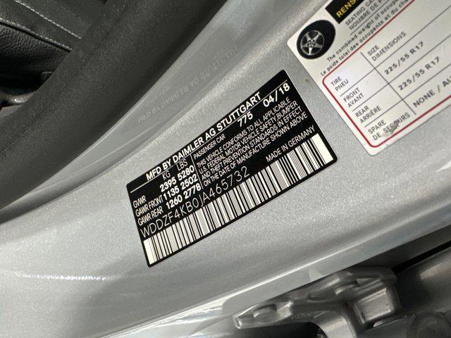2018 Mercedes-Benz E-CLASS E 300 4MATIC