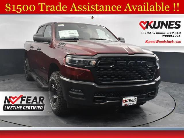 2025 RAM Ram 1500 RAM 1500 WARLOCK CREW CAB 4X4 57 BOX