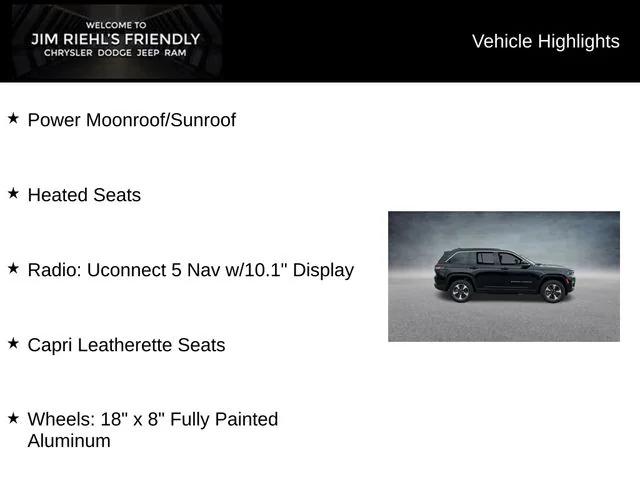 2025 Jeep Grand Cherokee 4xe GRAND CHEROKEE 4xe