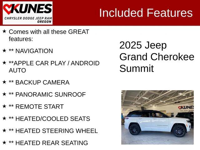 2025 Jeep Grand Cherokee GRAND CHEROKEE SUMMIT RESERVE 4X4