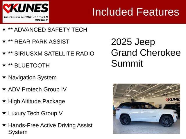 2025 Jeep Grand Cherokee GRAND CHEROKEE SUMMIT RESERVE 4X4