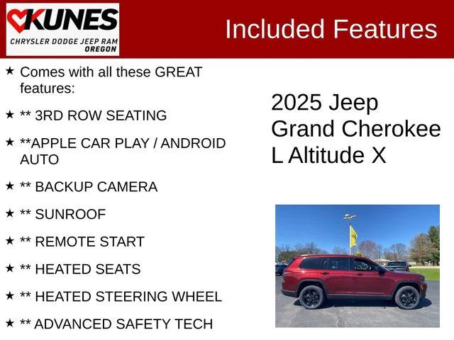 2025 Jeep Grand Cherokee GRAND CHEROKEE L ALTITUDE X 4X4