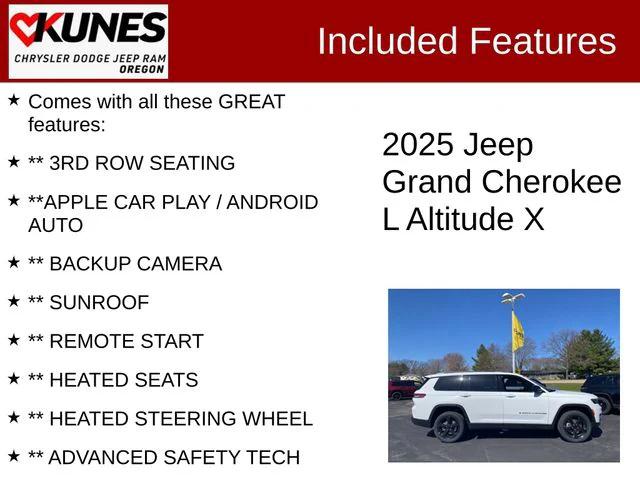 2025 Jeep Grand Cherokee GRAND CHEROKEE L ALTITUDE X 4X4