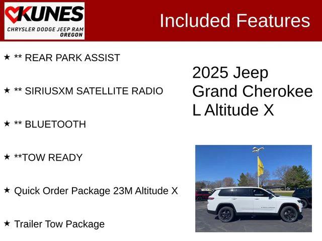 2025 Jeep Grand Cherokee GRAND CHEROKEE L ALTITUDE X 4X4