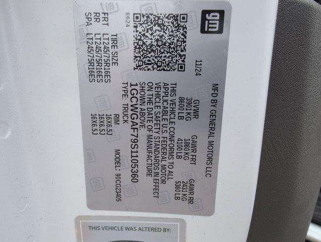 2025 Chevrolet Express Cargo Van RWD 2500 Regular Wheelbase WT