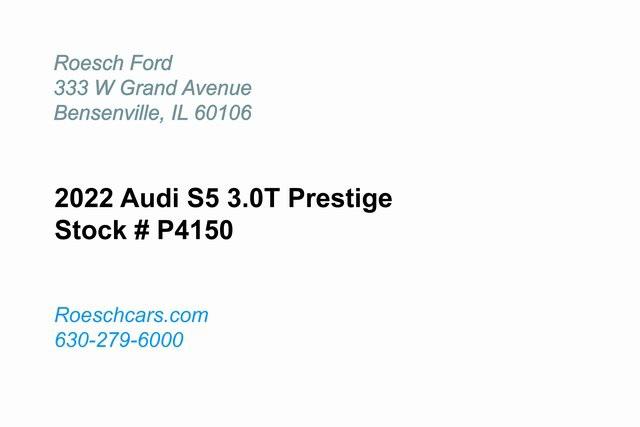 2022 Audi S5 Coupe Prestige TFSI quattro Tiptronic