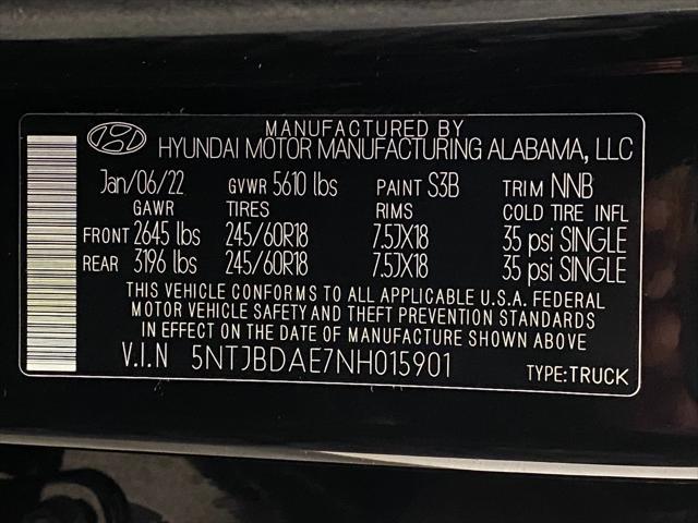 2022 Hyundai Santa Cruz SEL