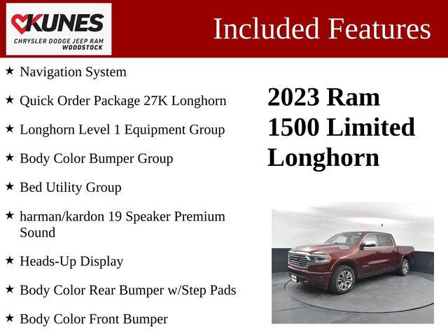 2023 RAM 1500 Limited Longhorn Crew Cab 4x4 57 Box