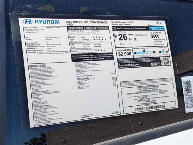2025 Hyundai Tucson SEL Convenience