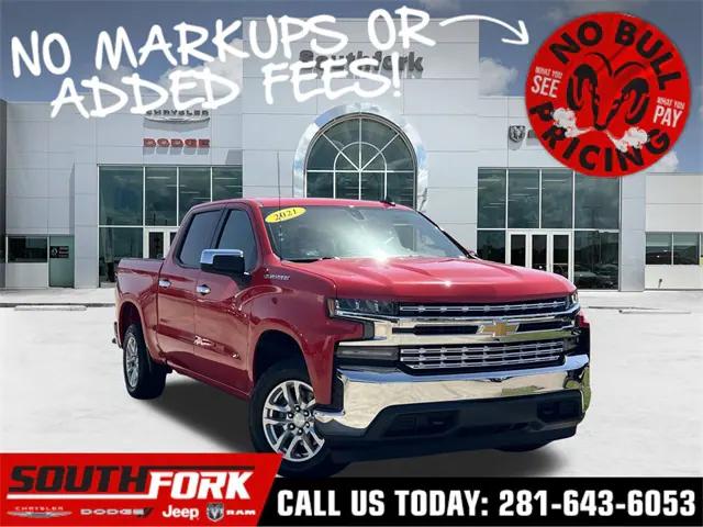 2021 Chevrolet Silverado 1500 4WD Crew Cab Short Bed LT with 2FL
