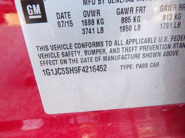 2015 Chevrolet Sonic LT Auto