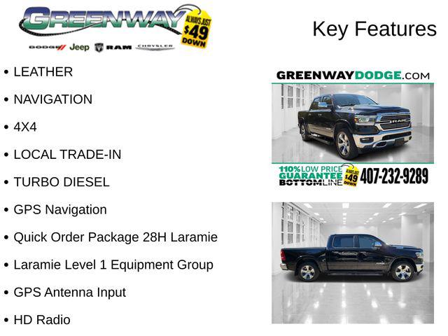 2020 RAM 1500 Laramie Crew Cab 4x4 57 Box