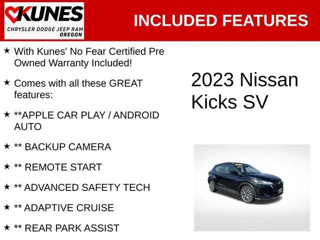 2023 Nissan Kicks SV Xtronic CVT