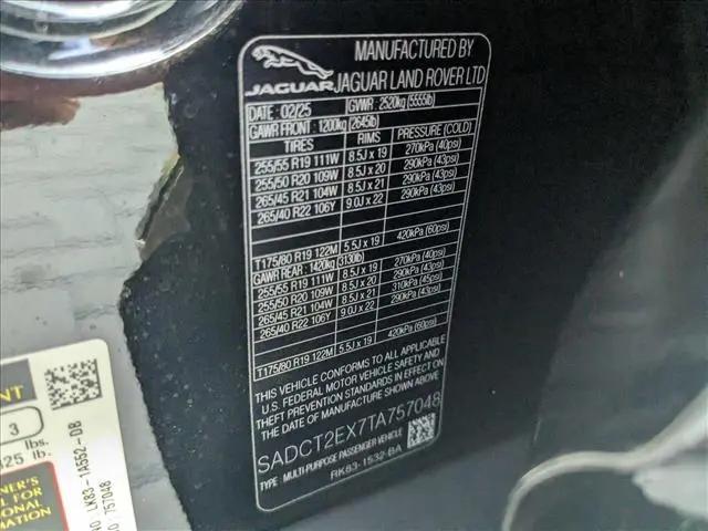 2026 Jaguar F-PACE R-Dynamic S P250 AWD Automatic