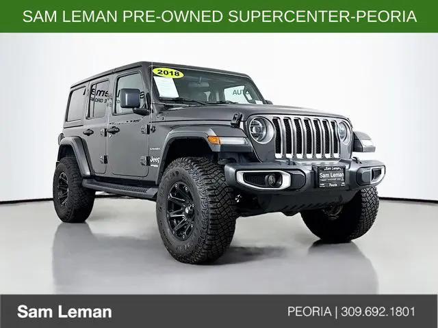 2018 Jeep Wrangler Unlimited Sahara 4x4 for sale in Peoria, IL