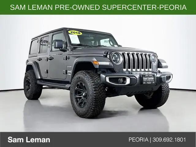 2018 Jeep Wrangler Unlimited Sahara 4x4 for sale in Peoria, IL