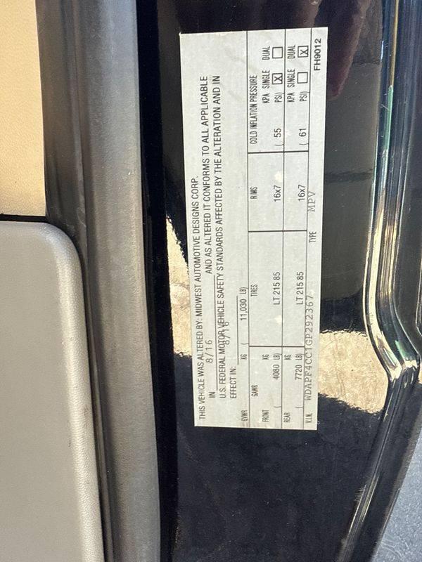 2016 Mercedes-Benz Sprinter 3500 High Roof