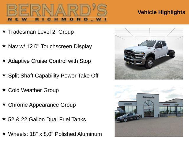 2025 RAM Ram 3500 Chassis Cab RAM 3500 TRADESMAN CREW CAB CHASSIS 4X4 60 CA