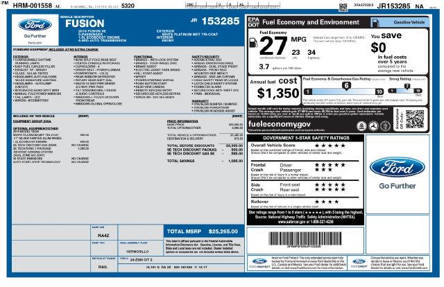 Used 2018 Ford Fusion SE For Sale in Muscle Shoals, AL