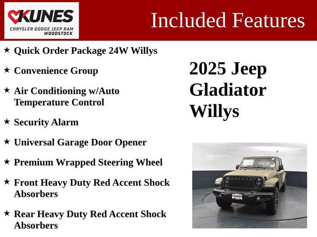 2025 Jeep Gladiator GLADIATOR WILLYS 4X4