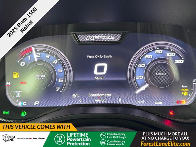 2025 RAM Ram 1500 RAM 1500 REBEL CREW CAB 4X4 57 BOX