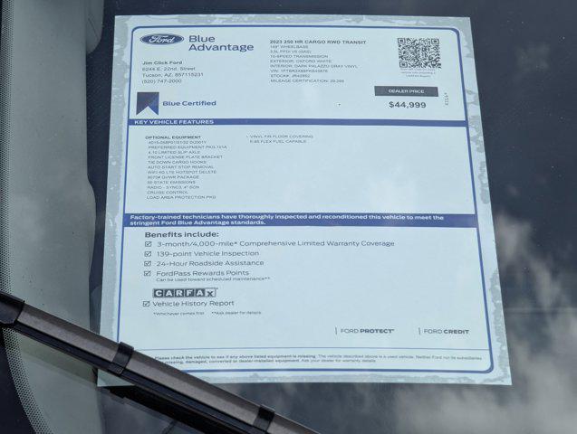 Used 2023 Ford Transit-250 Cargo Van For Sale in Tucson, AZ