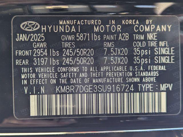 2025 Hyundai Palisade Calligraphy Night Edition