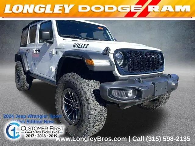 2024 Jeep Wrangler 4-Door Willys 4x4 for sale in Fulton, NY