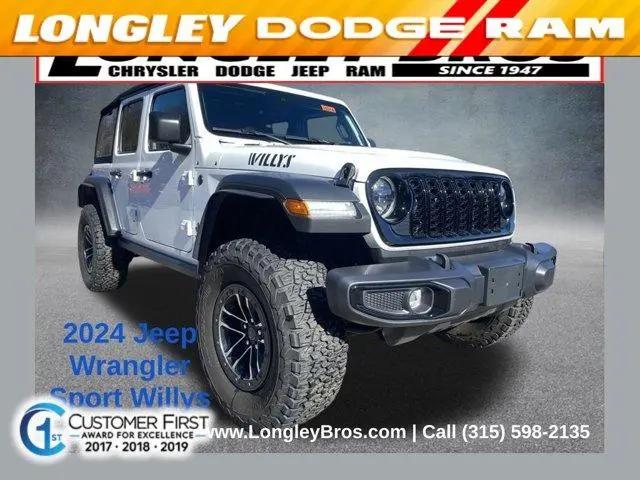 2024 Jeep Wrangler 4-Door Willys 4x4 for sale in Fulton, NY