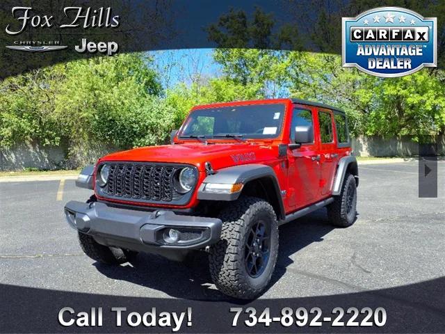 2025 Jeep Wrangler 4xe WRANGLER 4-DOOR WILLYS 4xe