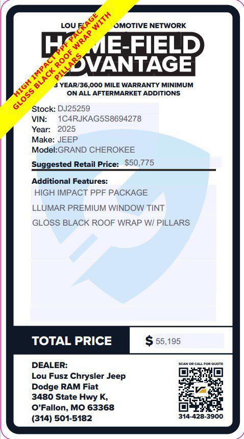 2025 Jeep Grand Cherokee GRAND CHEROKEE L ALTITUDE X 4X4