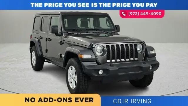 2019 Jeep Wrangler Unlimited Sport S 4x4 for sale in Irving, TX