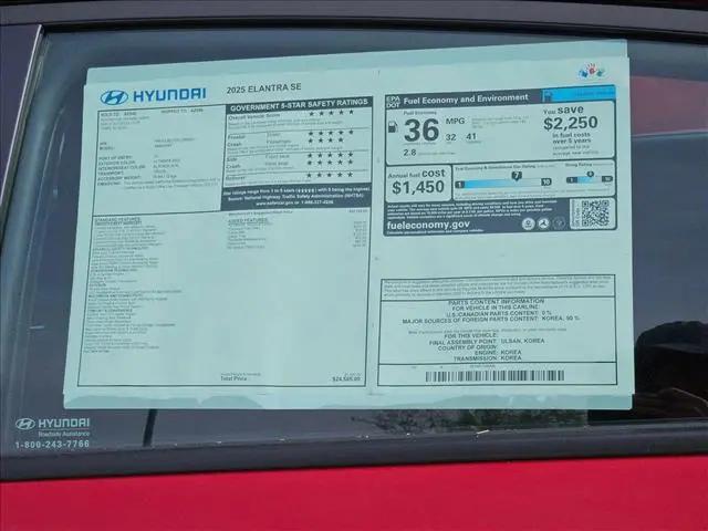 2025 Hyundai Elantra SE