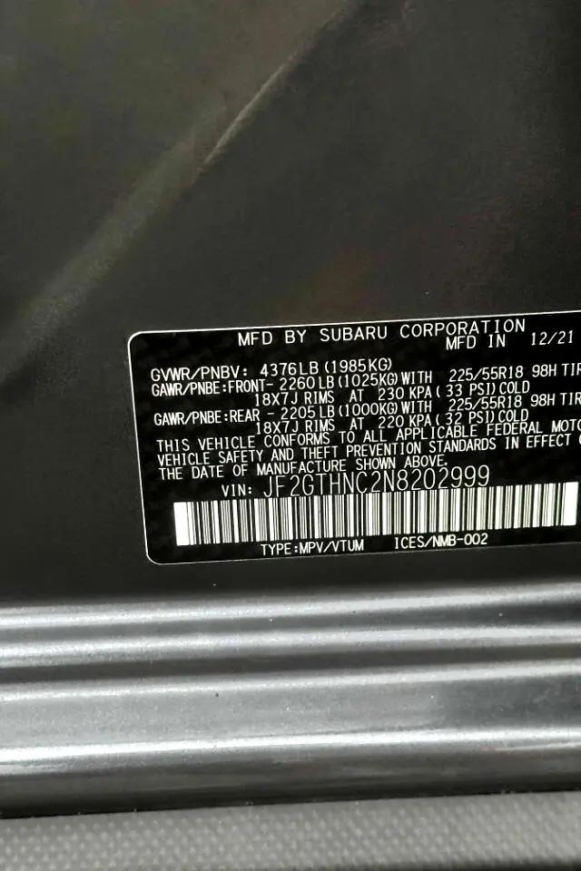 2022 Subaru Crosstrek Limited