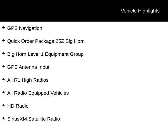 2022 RAM 1500 Big Horn Crew Cab 4x2 57 Box