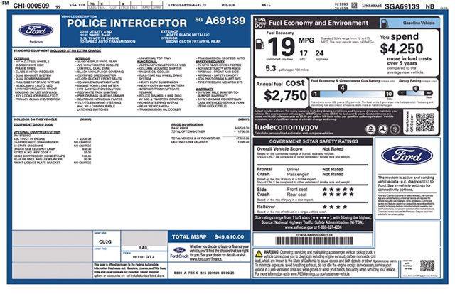 2025 Ford Police Interceptor Utility AWD