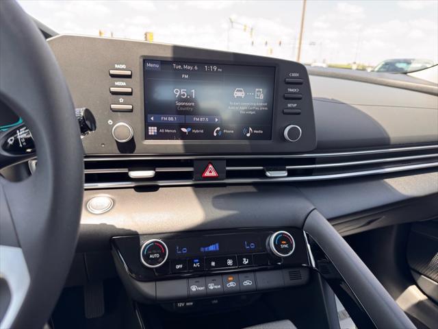 2025 Hyundai Elantra Hybrid Blue