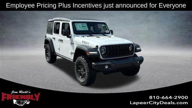 2025 Jeep Wrangler 4xe WRANGLER 4-DOOR WILLYS 4xe