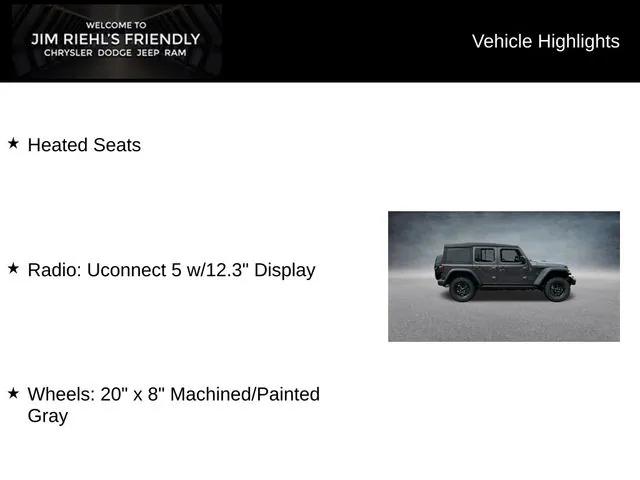2025 Jeep Wrangler 4xe WRANGLER 4-DOOR WILLYS 4xe