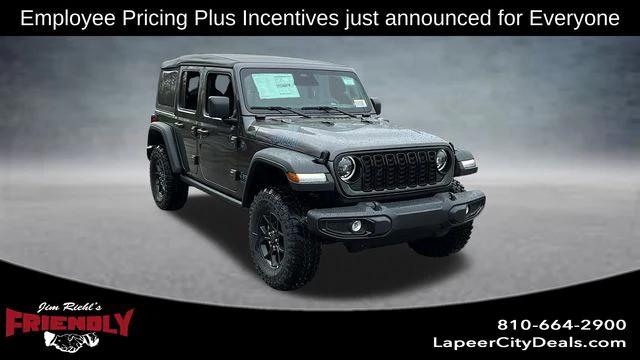 2025 Jeep Wrangler 4xe WRANGLER 4-DOOR WILLYS 4xe