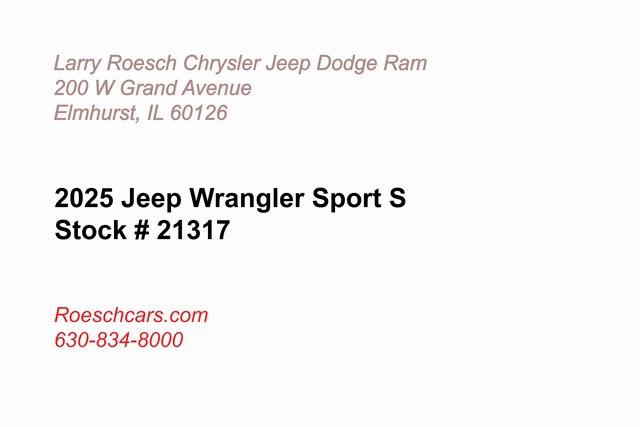 2025 Jeep Wrangler WRANGLER 2-DOOR SPORT S