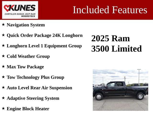 2025 RAM Ram 3500 RAM 3500 LIMITED LONGHORN CREW CAB 4X4 8 BOX