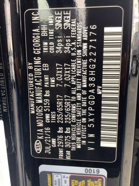 2017 Kia Sorento 2.4L LX