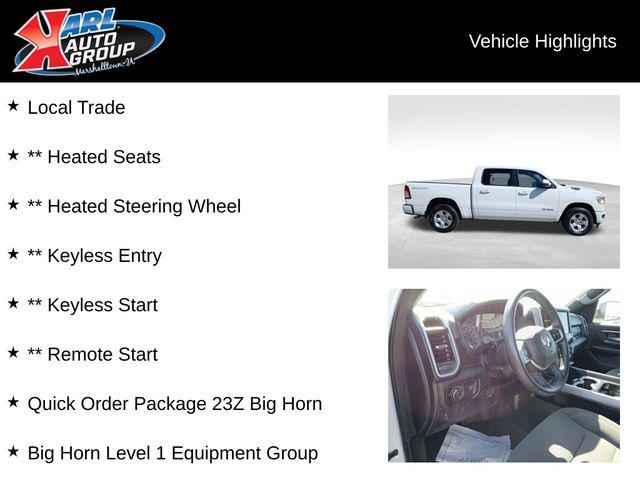 2023 RAM 1500 Big Horn Crew Cab 4x4 57 Box