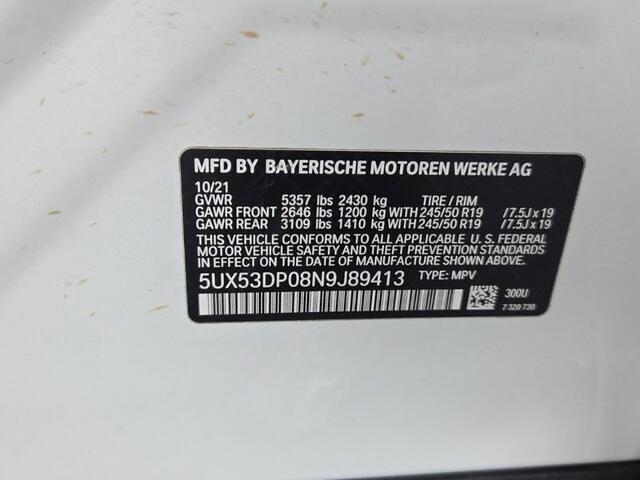 2022 BMW X3 xDrive30i