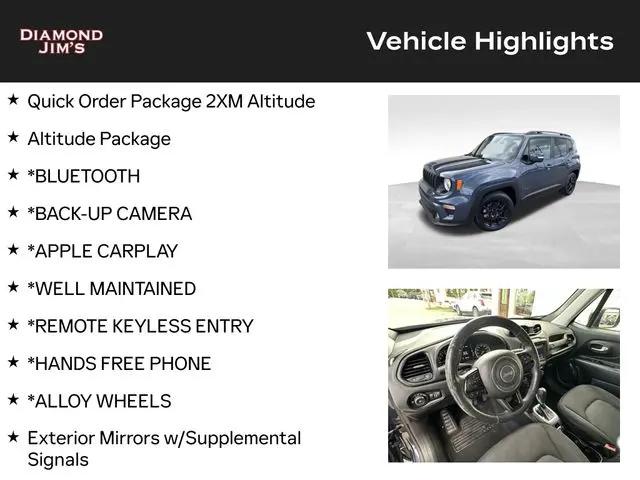 2020 Jeep Renegade Altitude FWD