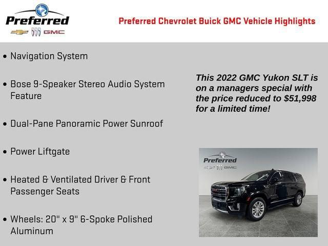 2022 GMC Yukon 4WD SLT