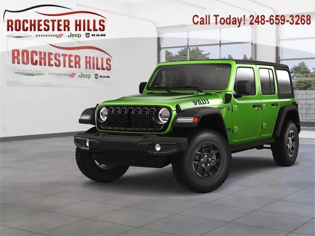 2025 Jeep Wrangler 4xe WRANGLER 4-DOOR WILLYS 4xe