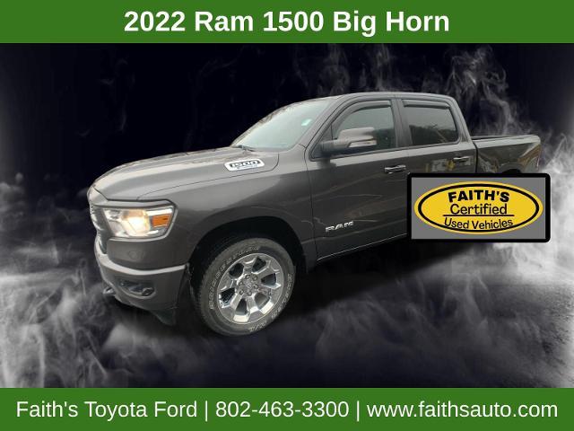 2022 Ram 1500 Big Horn Crew Cab 4x4 5'7" Box for sale in Westminster, VT