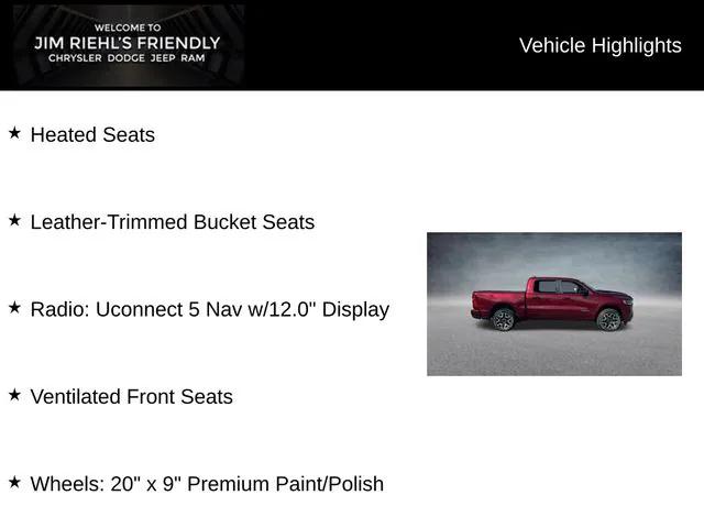 2025 RAM Ram 1500 RAM 1500 LARAMIE CREW CAB 4X4 57 BOX